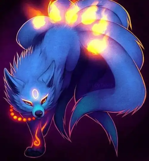 12星座变成鬼的样子图片,十二星座幻化的九尾狐真身,狮子座亦狼亦狐,