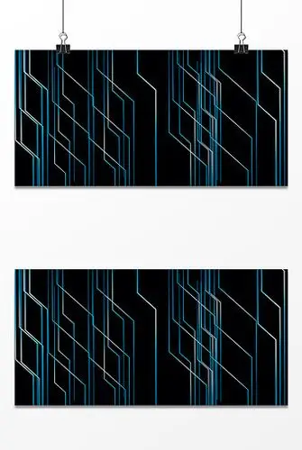 简约黑色科技线纹理背景