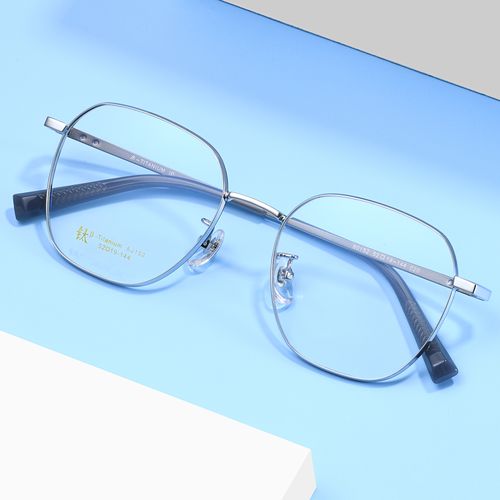 德国品牌蔡司视特耐镜片超轻纯钛近视眼镜男可配有度数变色防蓝光