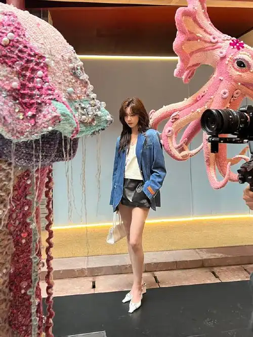 05.10cc@cecilia宋妍霏成都#范思哲活动#现场生图,今天是蓝色小精灵!