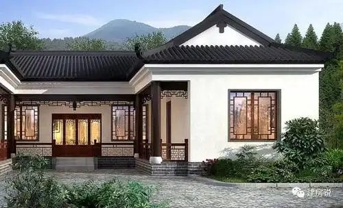 农村建房图纸:带院子中式别墅30万建一栋,城里人羡慕的田园生活