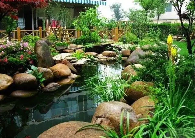 别墅院子假山/春晓庭院sell_水池