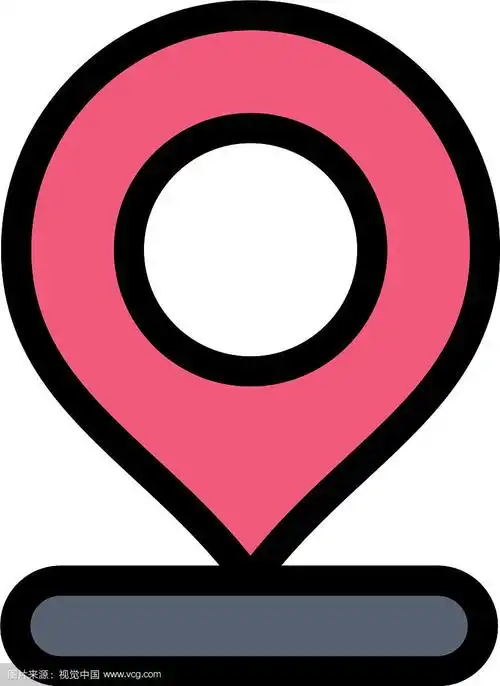 位置地图标记针平面彩色图标图标