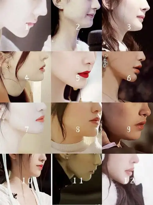 女明星侧脸杀哪位是你心中的完美颌面63