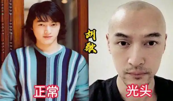 18位男明星光头造型对比|胡歌|脸型|发型|徐锦江|霍建华_网易订阅