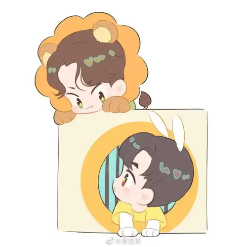 肖战王一博q版头像