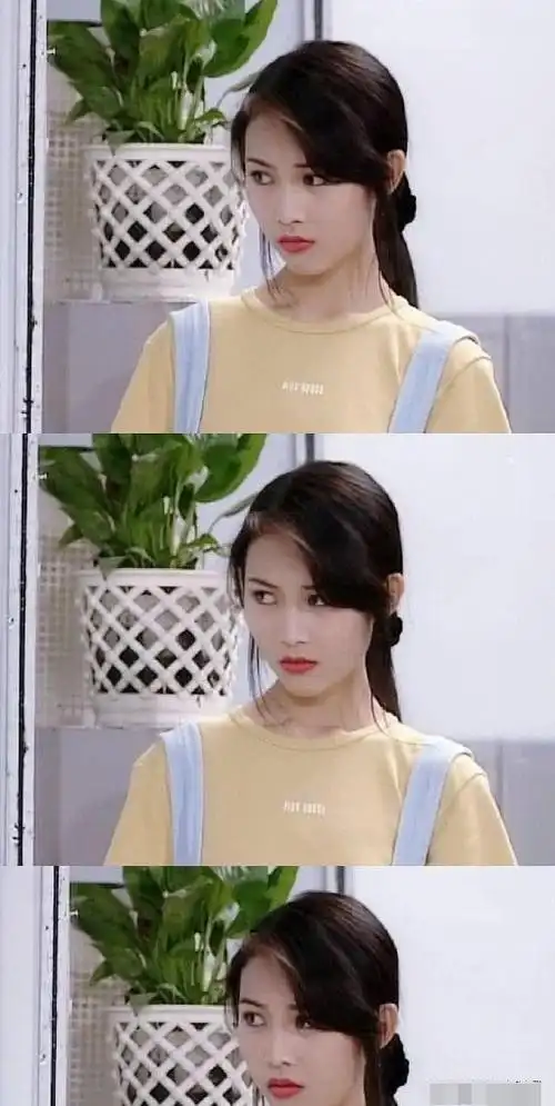 原创17岁的蔡少芬有多漂亮没有任何特效下这颜值难怪张晋跪服