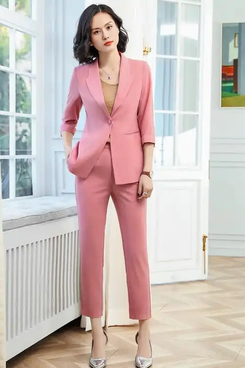 粉色西装外套女_价格_品牌_图片_怎么样 蘑菇街