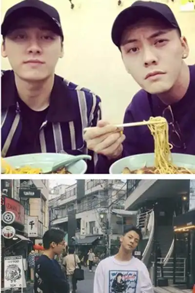 【图】陈伟霆晒出旅游照片 与李易峰同游日本品尝日本美食