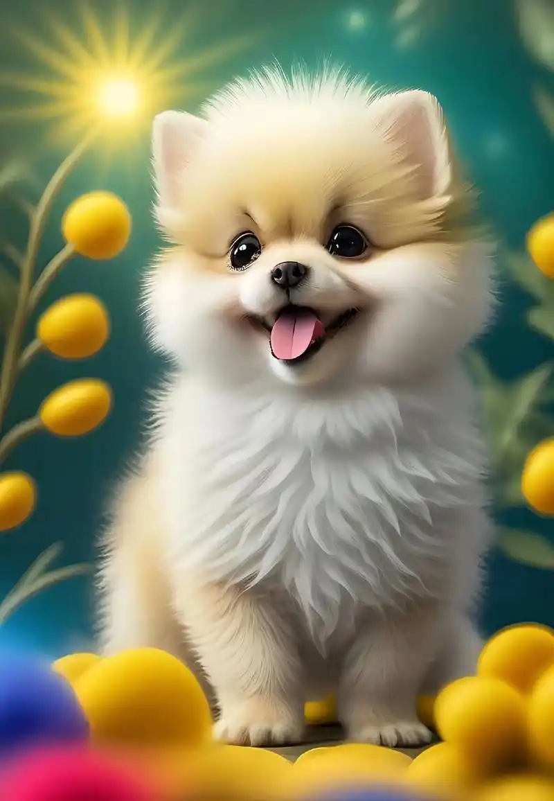 可爱的小博美,好像听懂了什么,笑的这么开心#神奇动物在抖音  - 抖音