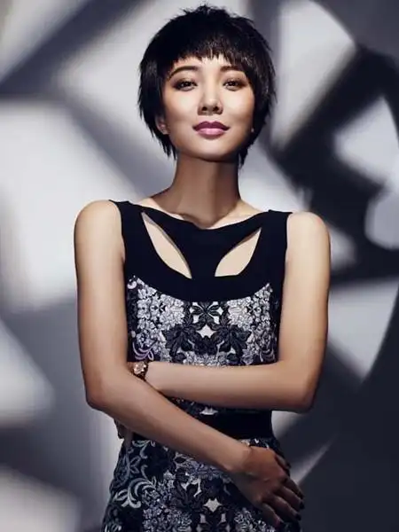 女生短碎发发型图片大全,短发图片,发型图片