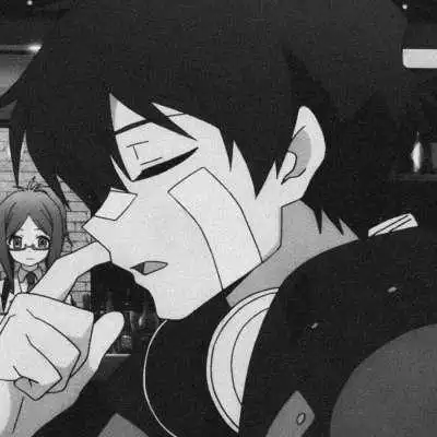 男生侧脸动漫头像高清帅气的侧脸忧郁动漫男头图片