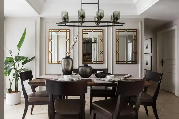 餐厅餐桌布置 餐厅餐桌椅图片