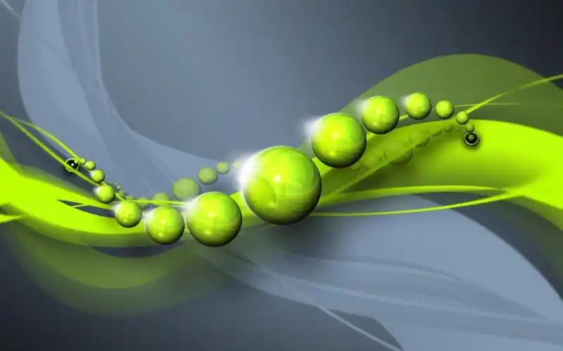 绿色泡沫,高清图片,壁纸 - 酷酷桌面