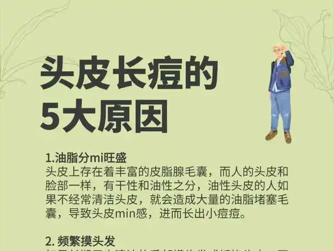 脂溢性皮炎 #毛囊炎#解决所有头皮头发问题 很多朋友有头皮长痘的