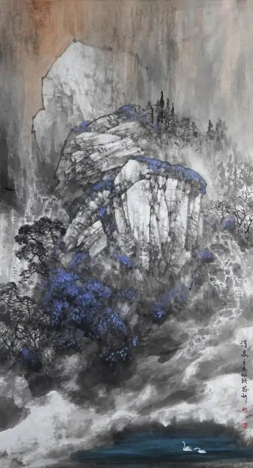 实力派著名画家师恩钊北派山水新作展|山水画|绘画|中国画_网易订阅