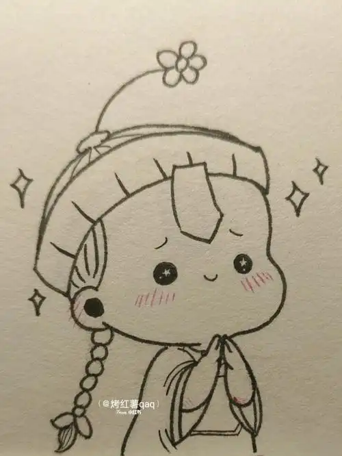 教你画一只超可爱小僵尸