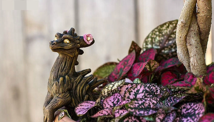 超级可爱的树龙,这次才是园艺大师该有的作品_新浪看点