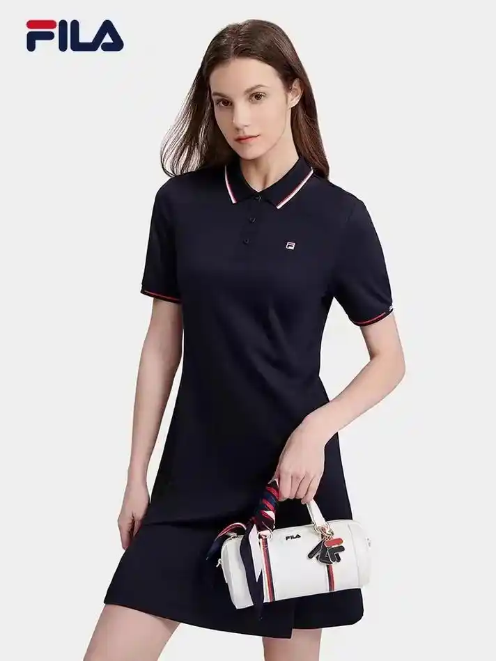fila斐乐官方女子连衣裙2023夏季简.fila 斐乐官方 - 抖音