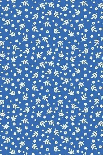 《碎花平铺》蓝色