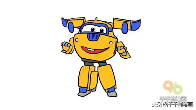 超级飞侠幼儿亲子简笔画,宝宝轻松学画画!_乐迪_飞机_小朋友