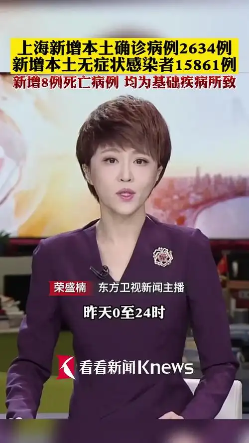 上海 新增本土 确诊病例 2634例和无症状感染者15861