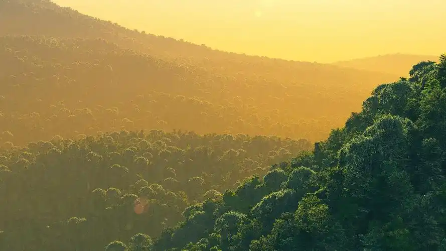 大自然山脉风景背景图片