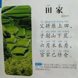 (古诗)田家一聂夷中