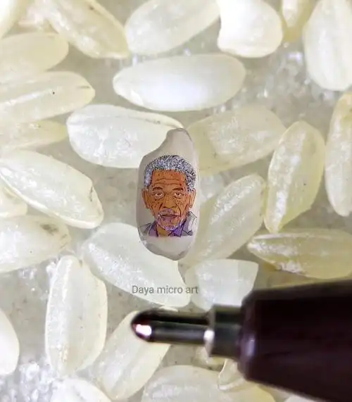 绘画|肖像|米粒|微雕|艺术家_网易订阅