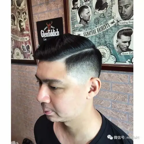 潮男二八分发型,复古经典变身潮流趋势