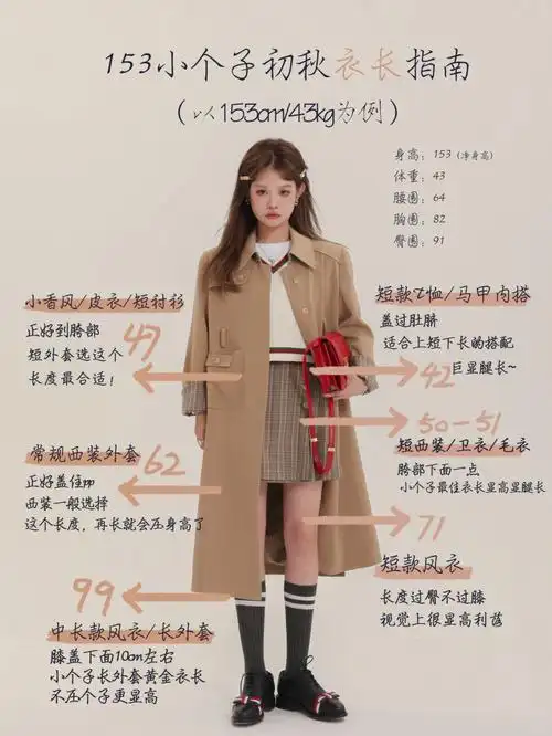 秋季穿搭  #小个子女生的穿搭法则  #衣长参考  #小个子女生