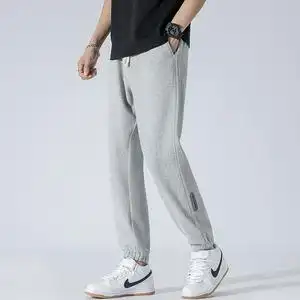 灰色运动裤男宽松夏款