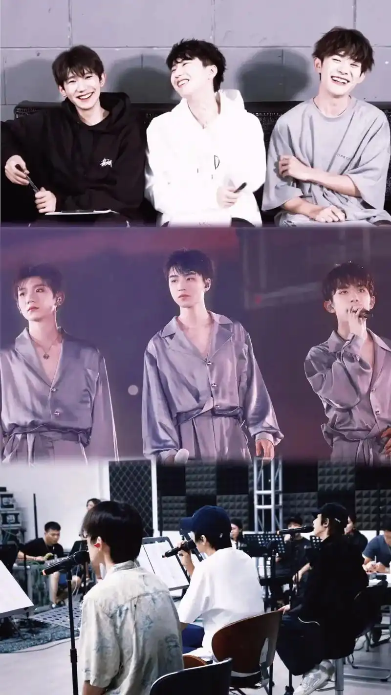 原来已经过去十年了啊.新鲜出炉的tfboys壁纸#tfboy - 抖音