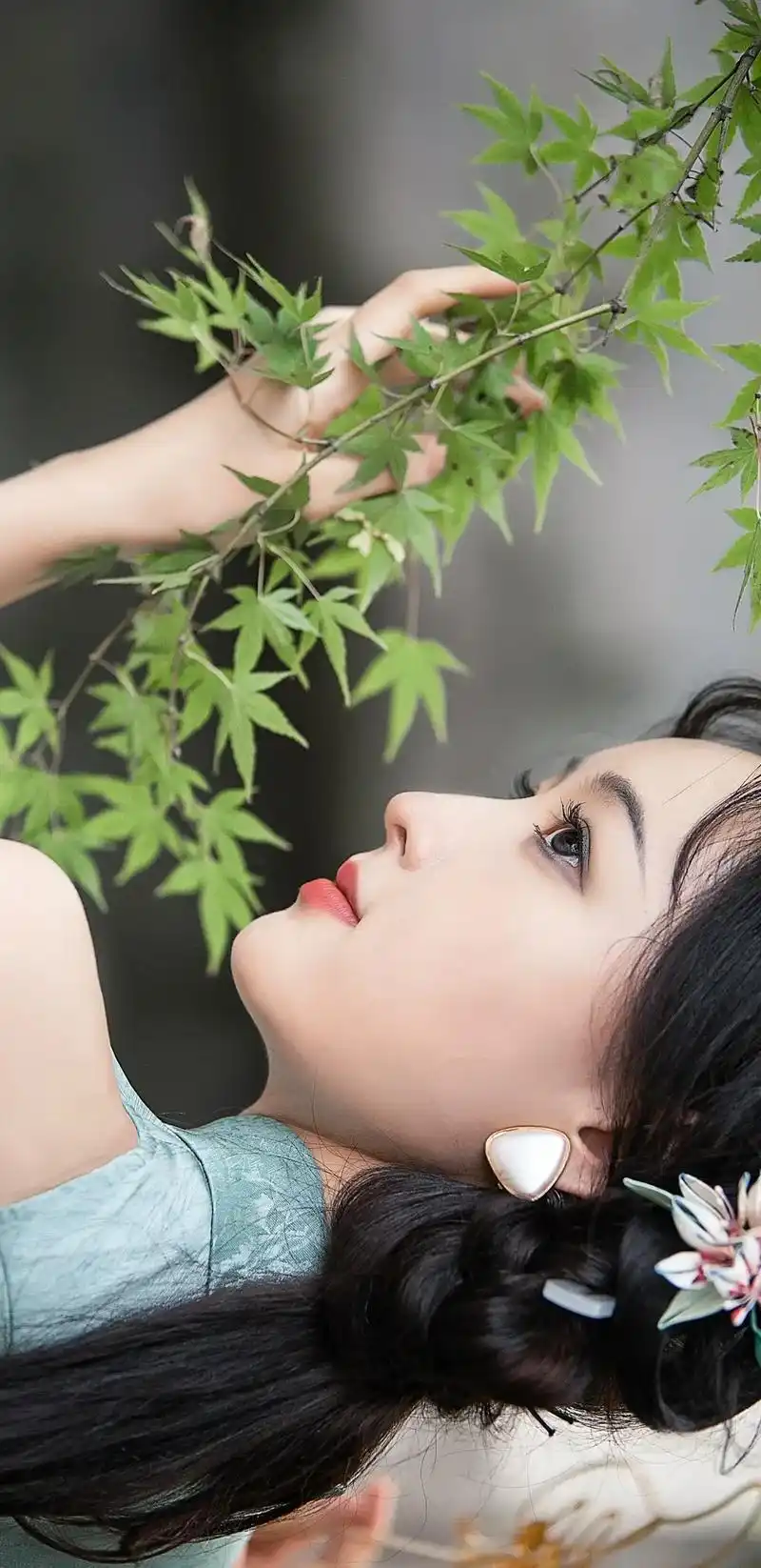 氛围感 #人像摄影 #新中式#旗袍 #女摄视角 - 抖音