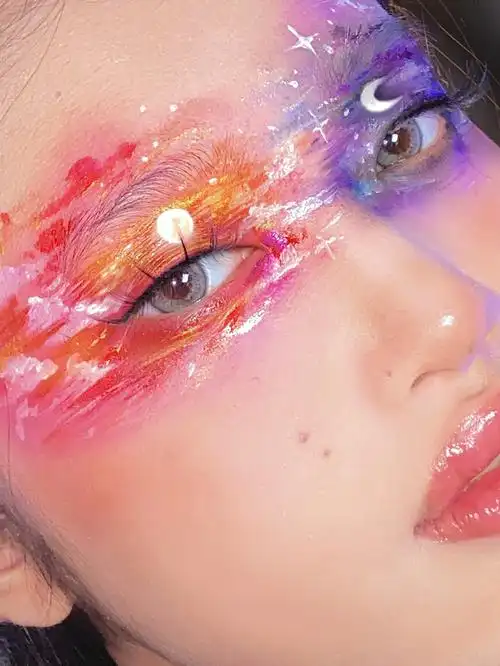 创意妆彩虹若梦