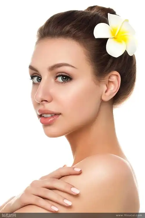 美女面部特写高清图片