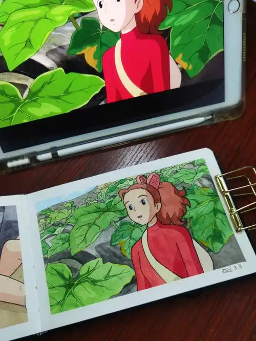 6 899水彩本:遵爵96水彩颜料:史明克学院级#画画的日常  #动漫