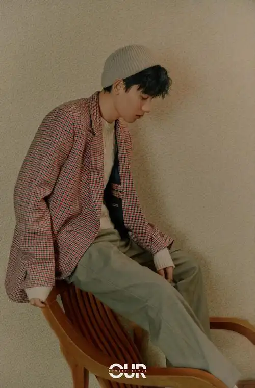 胡先煦格纹西装时尚写真图片26