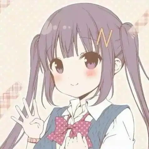 日系双马尾可爱动漫女生头像