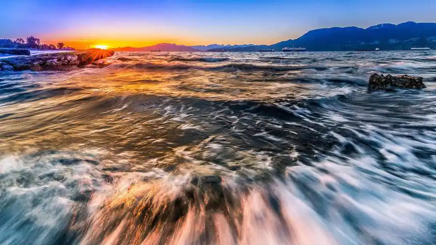 加拿大温哥华杰利科海滩风景桌面壁纸