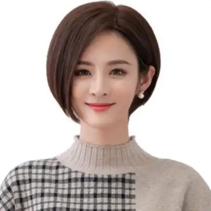 偏分波波头发型图片 超短波波头发型图片-528时尚网