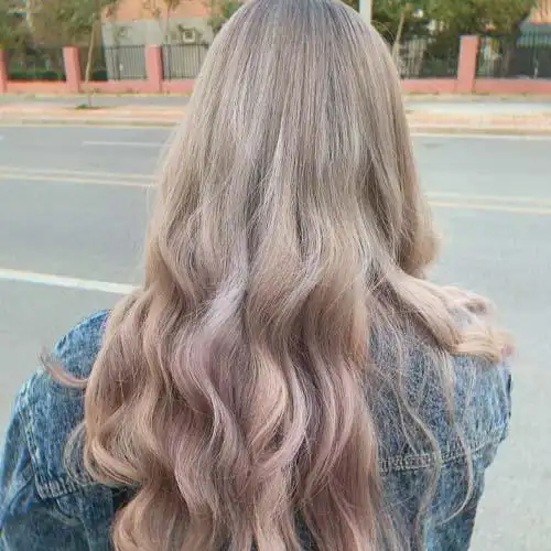 大波浪长发背影头像女生,烫大波浪的女孩有多好看