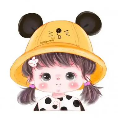 可爱卡哇伊小清新女孩动漫头像2021--简笔画大全