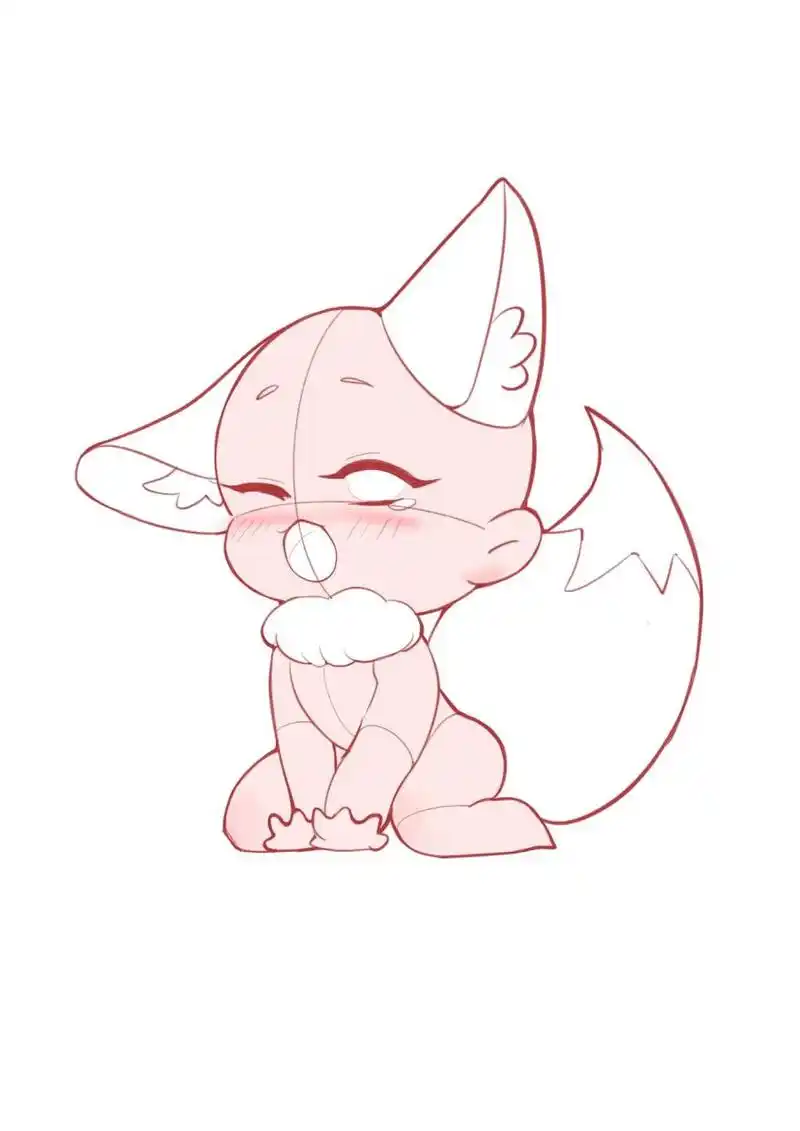 q版小狐狸02 后台私信我画小狐狸的小可爱,我交作业啦哈哈～ 下一个