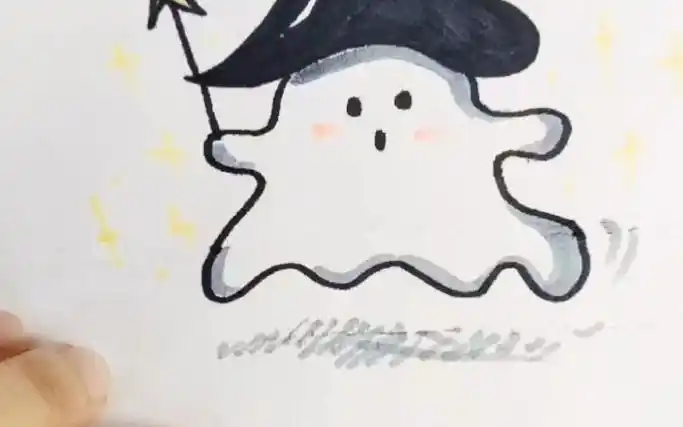 简笔画画小幽灵,你学会了吗?