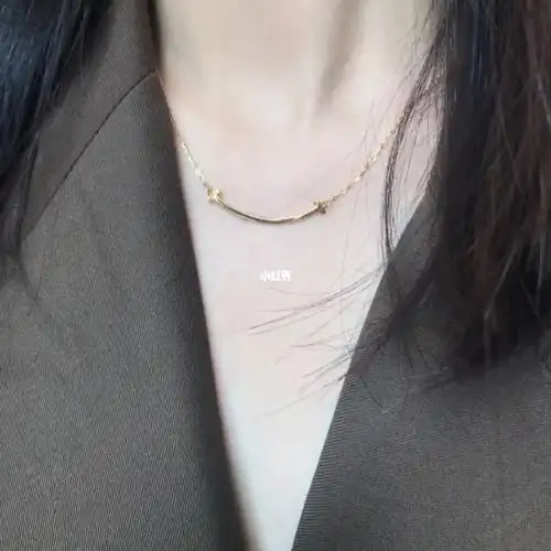 tiffany笑脸项链治愈系满满