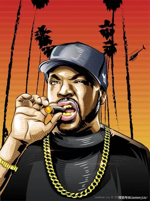 【潮流插画分享】说唱 | 嘻哈 | rap | lexkon liu