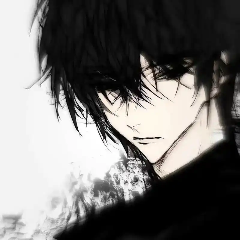 这个世界欠调教 你也是#动漫男头 #黑白系 - 抖音