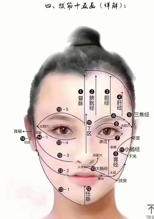 面部的九条经络每一条经络不通的反应是