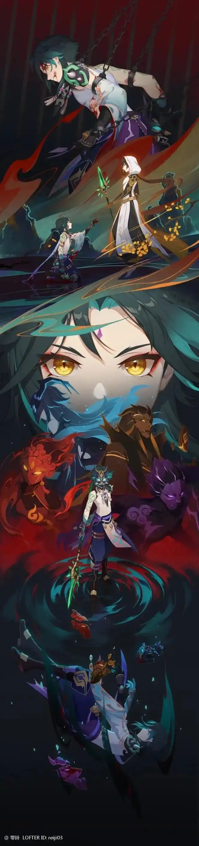 你是想要救赎我吗#荧魈 #原神 #动漫壁纸 #魈 - 抖音